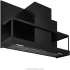 Futuro Futuro Counter Series WL48COUNTERGM - 48 Inch Counter Black Wall Mount Range Hood in Angled View