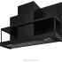 Futuro Futuro Counter Series WL48COUNTERGM - 48 Inch Counter Black Wall Mount Range Hood in Angled View