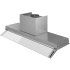 Futuro Futuro Flipper Series WL48FLIPPER - 48 Inch Flipper Insert Range Hood in Angled View