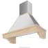 Futuro Futuro Sphinx Series WL48SPHINX - 48 Inch Sphinx Wall Mount Range Hood in Angled View