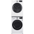LG LGWADREW8881 - Stacked Washer and Dryer in White