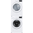 LG LGWADRGW34713 - Stacked Washer and Dryer in White