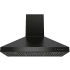 Hauslane WM530BLK36B - 36 Inch Wall Mount Convertible Chimney Hood