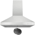 Hauslane WM530SS30B - 30 Inch Wall Mount Convertible Chimney Hood