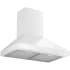 Hauslane WM530WHT30B - 30 Inch Wall Mount Convertible Chimney Hood