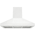 Hauslane WM530WHT36B - 36 Inch Wall Mount Convertible Chimney Hood