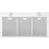 Hauslane WM530WHT36B - 36 Inch Wall Mount Convertible Chimney Hood