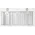 Hauslane WM538WHT36 - 36 Inch Wall Mount Convertible Range Hood