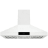 Hauslane WM538WHT36 - 36 Inch Wall Mount Convertible Range Hood