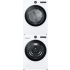 LG LGWADREW65003 - Stacked Washer and Dryer in White