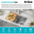 Kraus KWU11230 - 30 Inch Undermount Workstation Double Bowl Stainless Steel Kitchen Sink Features