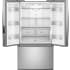 Whirlpool WRFF3336SZ - 36 Inch Freestanding French Door Bottom Mount Refrigerator in Opened View