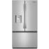 Whirlpool WRFF3536SZ - 36 Inch Freestanding French Door Bottom Mount Refrigerator in Front View