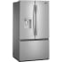 Whirlpool WRFF3536SZ - 36 Inch Freestanding French Door Bottom Mount Refrigerator in Angled View