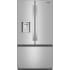 Whirlpool WRFF3736SZ - 36 Inch Freestanding French Door Bottom Mount Refrigerator in Front View