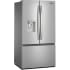 Whirlpool WRFF3736SZ - 36 Inch Freestanding French Door Bottom Mount Refrigerator in Angled View