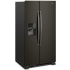 Whirlpool WRS321SDHV - Black Stainless Steel Left Angle
