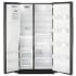 Whirlpool WRS588FIHV - Open View in Black Stainless Steel