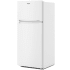 Whirlpool WRTX5028PW - 28 Inch Freestanding Top Freezer Refrigerator Side