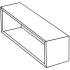 Amana WS916QWCFA - 42 Inch PTAC Wall Sleeve, 16 Inch Deep Collapsible and Fully Assembled Sleeve