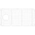 Rohl WSGALUM3019WSWH - Wire Sink Grid for ALUM3019WS Kitchen Sink in White
