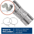 GE Parts PM8X73 - 8 Ft. Flexible Dryer Duct with 2 Clamps