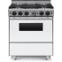 FiveStar WPN276W - 30 Inch Freestanding Dual Fuel Range with 4 Open Burners