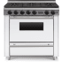 FiveStar WTN3367W - 36 Inch Freestanding Gas Range with 6 Sealed Burners