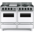 FiveStar WTN5117W - 48 Inch Freestanding Gas Range with 6 Open Burners
