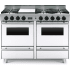 FiveStar WTN5117W - 48 Inch Freestanding Gas Range with 6 Open Burners