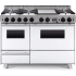 FiveStar WPN5267W - 48 Inch Freestanding Dual Fuel Range with 6 Open Burners