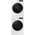 Samsung SAWADRE60BVBE01 - Stacked Washer &amp; Dryer Set with Front Load Washer and Electric Dryer in White