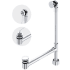 Rohl K-50 Series K50PC - Freestanding Bathtub Drain Kit For Above-Floor Installation Box in Polished Chrome