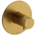 Rohl Parabola™ TPB45BG - Parabola™ Single Knob Handle Thermostatic and Pressure Balance Trim with 5 Functions in Brushed Gold