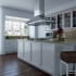 XO XOBI42SC - Italian Made Island Range Hood Stainless