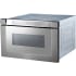 XO XOMWD24SM - 24 Inch Built-In Microwave Drawer with 1.2 cu. ft. Capacity in Angled View