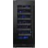 XO XOU15WGBSL - 15 Inch Undercounter Single Zone Wine Cooler with 34 Bottle Capacity in Front View