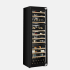 XO XOU2470WTZGO - 24 Inch Built-In Triple Zone Wine Cooler with 70 Bottle Capacity in Angled View