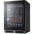 XO XOU24BCGBL - 24 Inch Beverage Center with Glass Shelves