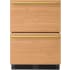 XO XOU24RDO - 24 Inch Panel Ready Built-In Under-Counter Beverage Refrigerator Drawers