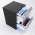 XO XOU24RDS - 24 Inch Built-In Under-Counter Beverage Refrigerator Drawers