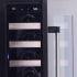 XO XOU24WDZGBR - 24 Inch Dual Zone Wine Cooler with 46 Bottle Capacity Open View