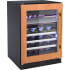 XO XOU24WWGOL - 24 Inch Undercounter Dual Zone Wine and Weed Preservation System with 30 Bottle Capacity in Angled View