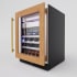 XO XOU24WWGOR - 24 Inch Undercounter Dual Zone Wine and Weed Preservation System with 30 Bottle Capacity in Angled View