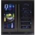 XO XOU30BWDDGBS - 30 Inch Undercounter Combo Beverage Center &amp; Wine Cooler