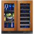 XO XOU30BWDDGO - 30 Inch Undercounter Combo Beverage Center &amp; Wine Cooler
