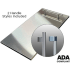 XO XOUIM15SDA - Stainless Steel Door Panel - ADA Height