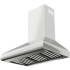 XO XOVW48SC - 48 Inch Wall Mount Range Hood in Angled View