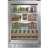 Monogram ZDBR240NBS - Monogram 24" Stainless Steel Beverage Center Shown with Minimalist Handle