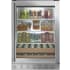 Monogram ZDBR240NBS - Monogram 24" Stainless Steel Beverage Center Shown with Statemenet Handle